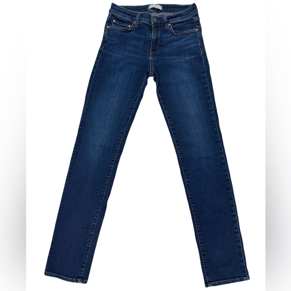 Principle Denim Innovators Classic Blue Indigo Straight Leg Jeans Sz 27